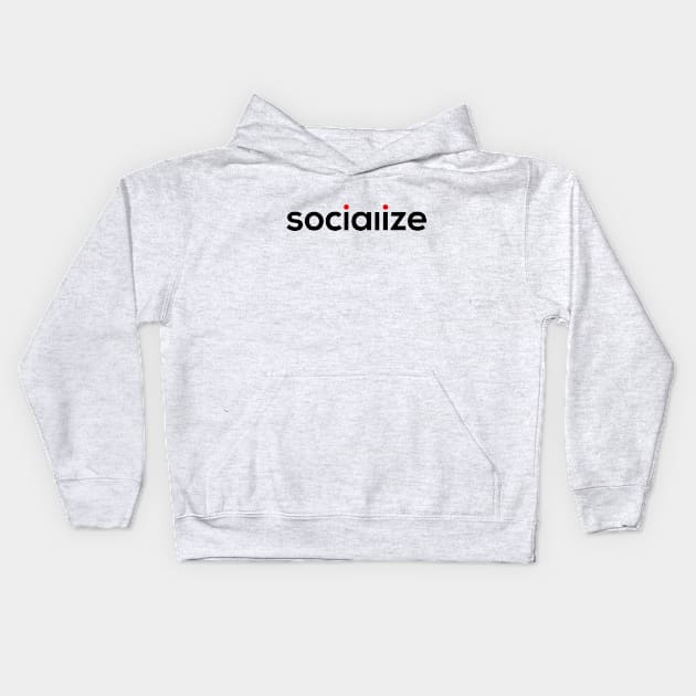 Socialize Kids Hoodie by Design301